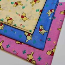 6 Stück Polycotton Winnie Puuh Kinder Basteln 50x50cm Fat Quarters Quilten Stoff
