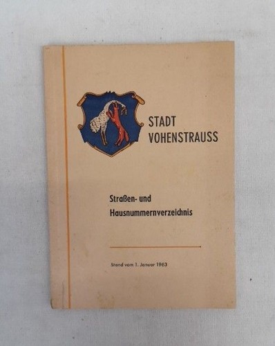 Stadt vohenstrauss straßen - stadt,