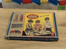 LEGO System 700/3a Package Mursten Vintage  1/87 1956 Vintage VERY RARE 50s