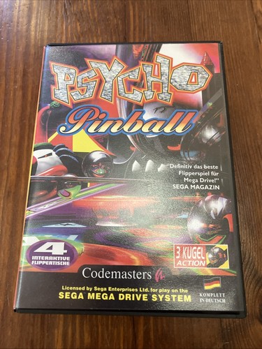 Psycho pinball sega mega - psycho,