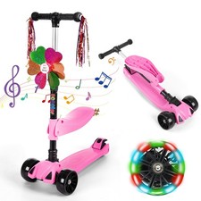 LED Räder Kinderroller Kinderscooter Dreiradscooter Cityroller Kinder Scooter