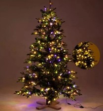 NEU LUMIDA Xmas LED-Weihnachtsbaum Nordmann-Optik 10 Farben/Funktionen 140cm