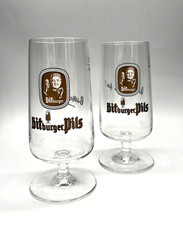 2ér Set Bitburger Bier Glas