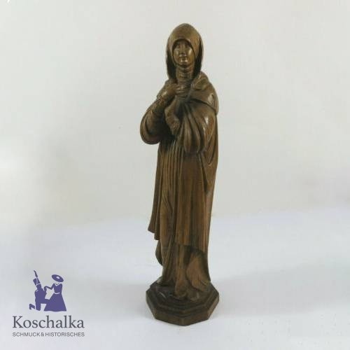 Antike heiligenfigur maria - heiligenfigur,