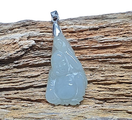 Buddha anhänger aus jade - anhänger,