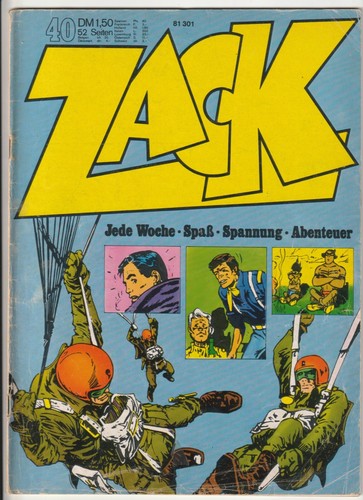 Zack 1972 koralle - ✪, #40/1972,
