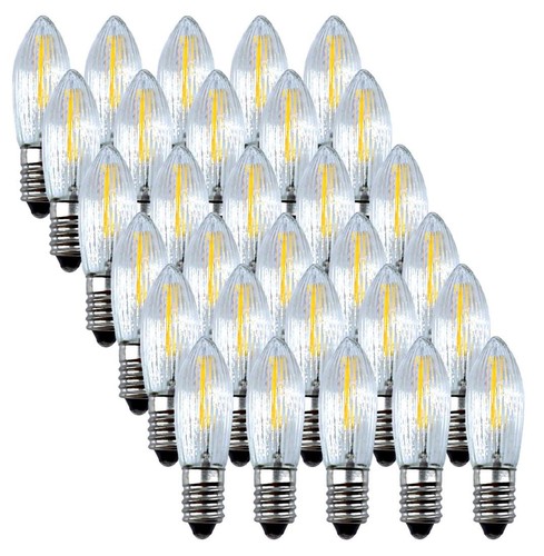 Led filament riffelkerzen - led,