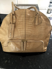 Rene Lezard  Leder Tasche Creme