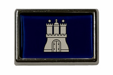Pin Hamburg blau Anstecker