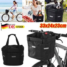 Fahrradkorb Lenkerkorb Einkaufstasche Clipon Vorne Abnehmbar f. Bike Fahrrad DHL