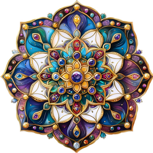 Mandala blume floral - mandala,