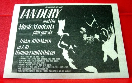 Ian dury hammersmith gig - dury,