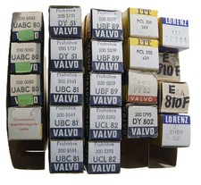  ✅Röhren 80 Stück Radio / TV  Original Verpackt Valvo,Telefunken,Lorenz,Siemens 