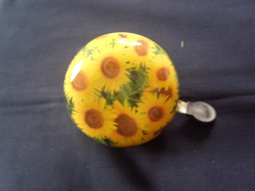 Fahrradklingel sonnenblume neu - fahrradklingel,