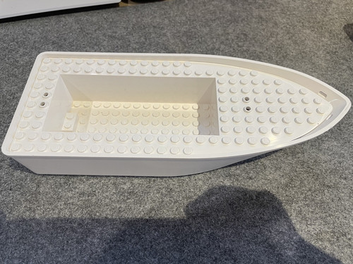 Lego bootsrumpf weiß - bootsrumpf, in