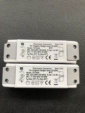 2x Elektronischer OBI TET-E60I Transformator Halogen / Trafo 12V- 20-60W Dimmbar