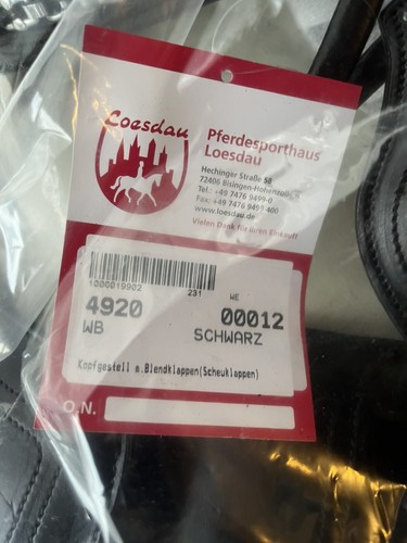 Loesdau kopfgestell trense - kopfgestell,