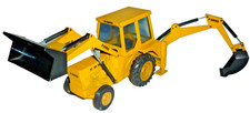 NZG Metallmodell Baggerlader 130 Ford 550 - 1:32 Backhoe Loader