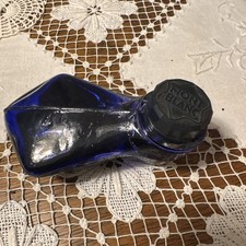 Sehr alter Montblanc Füllhalter Tinte Schwarz Tintenfass Glasflacon vintage!