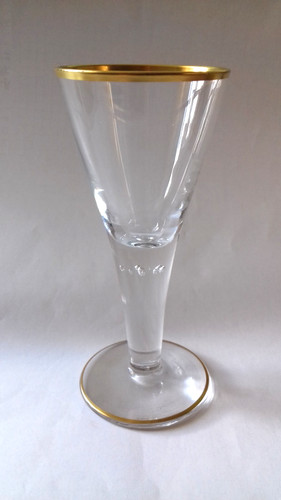 Antikes kelchglas mit - antikes,