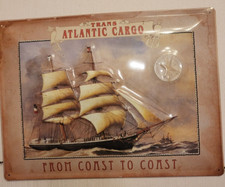 Blechschilder Trans-Atlantic-Cargo 2 Master ca. 30 cm x 40 cm