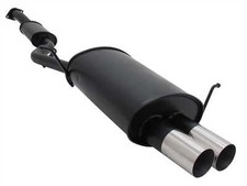 NOVUS Sportauspuff 2x76mm RL-Design passend für BMW 3er E36 Compact 318Ti 