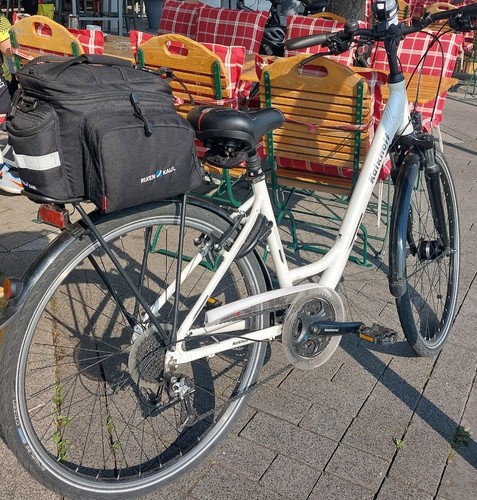 Damenfahrrad zoll weiß - 28,