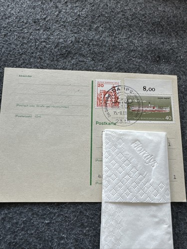 Postkarte zerstörer mölders - postkarte,