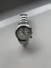 Breil Herrenarmbanduhr Analog Quarz Edelstahl Silber Datum Chronograph