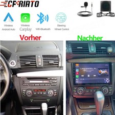 Carplay Für BMW E81 E82 E87 E88 2008-2012 Autoradio GPS Navi Android 15 + Kamera