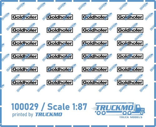 Truckmo decals goldhofer - decals,
