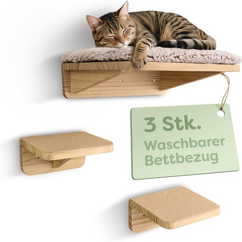 Katzen kletterwand set mit - kletterwand,