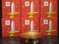 6 x DDR Tischkerzenhalter NEU