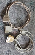 2 Centronics Kabel (Centronix auf sub-d 25 Pol), ca. 1,80 m