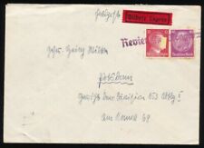 720225) DR Eilbotenblg. mit L1 Stpl. Revier Kr. Wongrowitz Wartheland Posen 