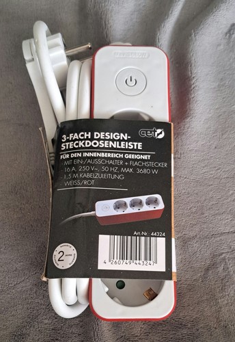 Fach design steckdosenleiste - design,