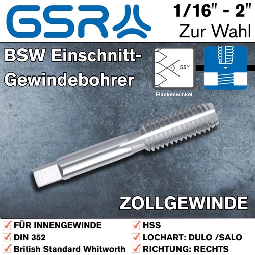 Gsr gewindebohrer bsw - gsr,