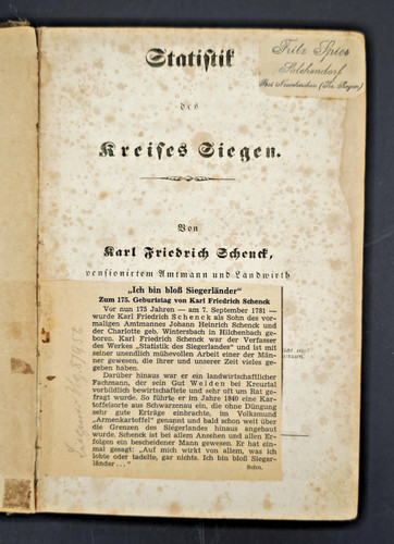 Statistik des kreises - des, siegen