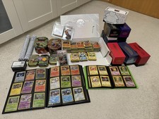 Pokemon Kartensammlung Vintage Ca 3500 mit Ordner und Zubehör 300 Holos PSA 10