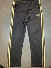 ADIDAS FIREBIRD OG Hose Tracksuit Trainingshose Schwarz Gold Gr. S Retro Vintage