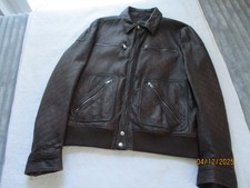 GUCCI Herren-Logo-Lederjacke