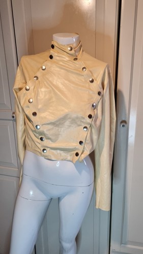 Latex oberteil bluse - oberteil, weiß