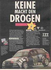 ITT Werbeanzeige 1995,VLN-Nürburgring,ideal für den Bilderrahmen zur Deko,