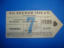 75/76 Ticket VFL Bochum Bayern
