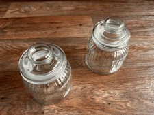 Nr. 136 BonBon Glas/ Vorratsglas/ Bonboniere mit Deckel, 2St. 11cm/15cm hoch