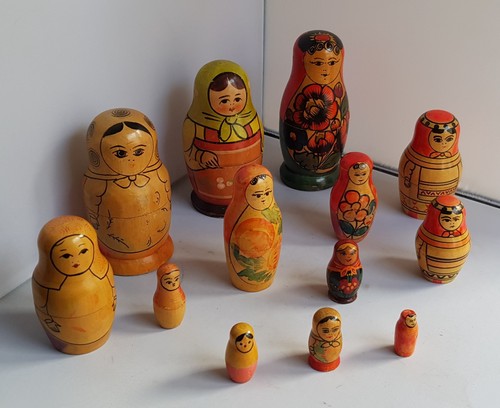 Konvolut matroschka holzpuppen - matroschka,