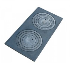 Gussplatte zum Ofen mit zwei