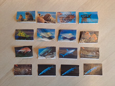 16 verschiedene Ferrero Sticker Hanuta (Duplo) Wunderwelt des Meeres Tiere
