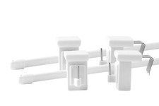 Vitragenstangen Set mit