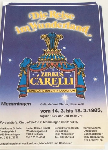 Plakat memmingen zirkus - memmingen,